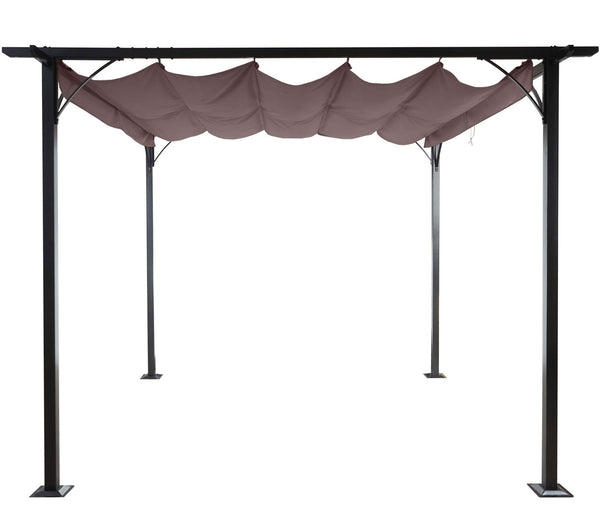 Pergola Avila - Garten Pavillon 3x3m terrakotta