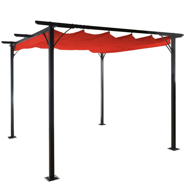 Pergola Avila - Garten Pavillon 3x3m terrakotta