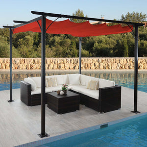 Pergola Avila - Garten Pavillon 3x3m terrakotta