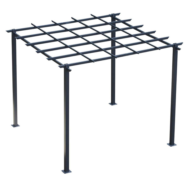 Pergola Rosenbogen Gartenlaube Pavillon 3 x 3 x 2,3 m