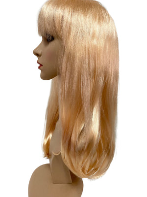 Long blonde wig