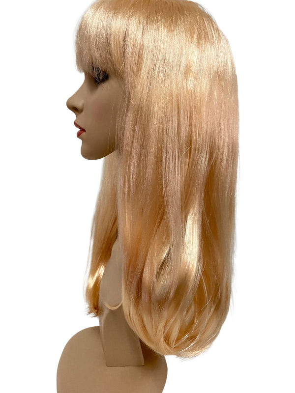Long blonde wig