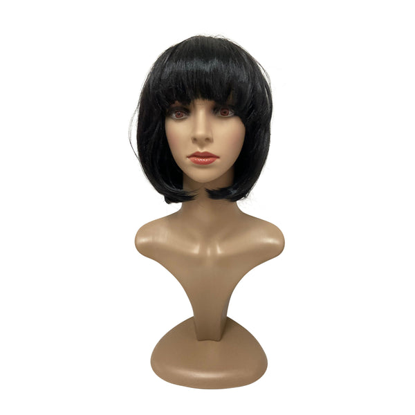 Black pageboy wig