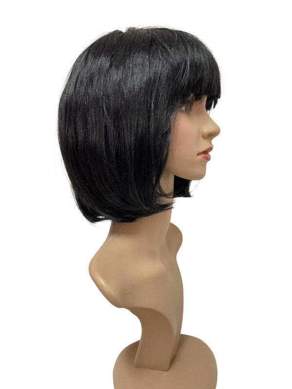 Black pageboy wig
