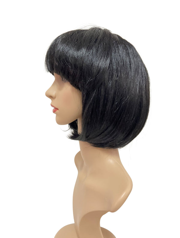 Black pageboy wig