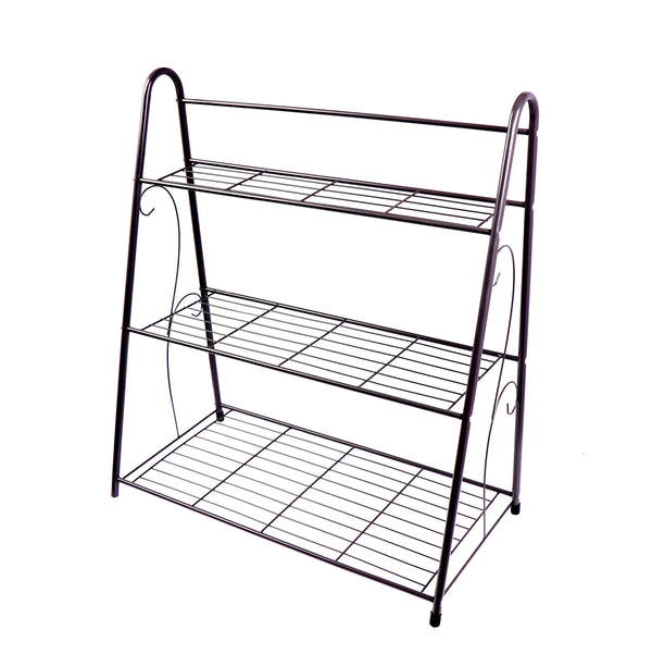 Pflanzenregal 63 x 31 x 72 cm schwarz