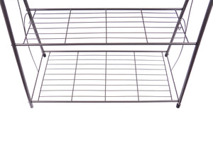 Pflanzenregal 63 x 31 x 72 cm schwarz