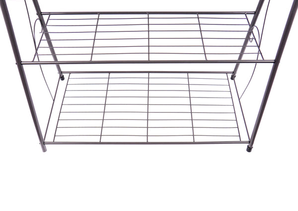 Pflanzenregal 63 x 31 x 72 cm schwarz