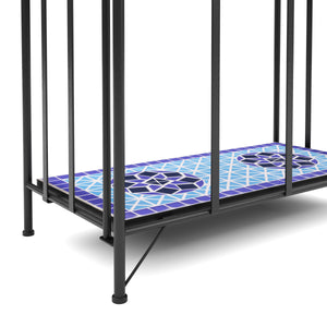Pflanzenregal MOSAIK blau