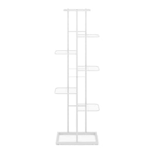 Support pour plantes 126 x 43 x 22 cm blanc