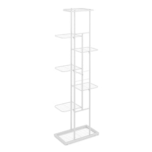 Support pour plantes 126 x 43 x 22 cm blanc