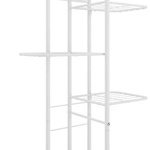 Support pour plantes 126 x 43 x 22 cm blanc