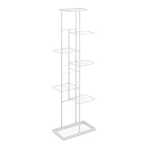 Support pour plantes 126 x 43 x 22 cm blanc