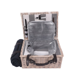 Picnic basket set for 2 people 40 x 30 x 19 cm
