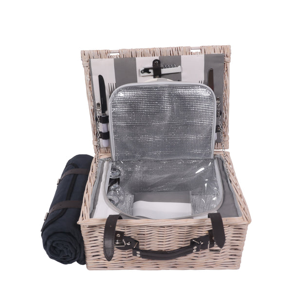 Picnic basket set for 2 people 40 x 30 x 19 cm