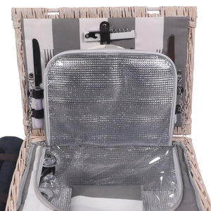 Picnic basket set for 2 people 40 x 30 x 19 cm
