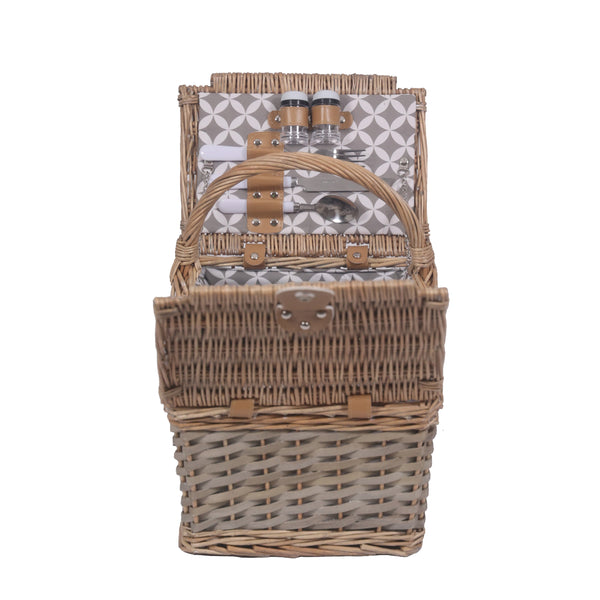 Set di cestini da picnic per 4 persone, 36 x 28 x 28 cm