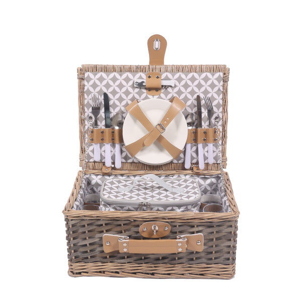 Set di cestini da picnic per 4 persone, 40 x 28 x 19 cm