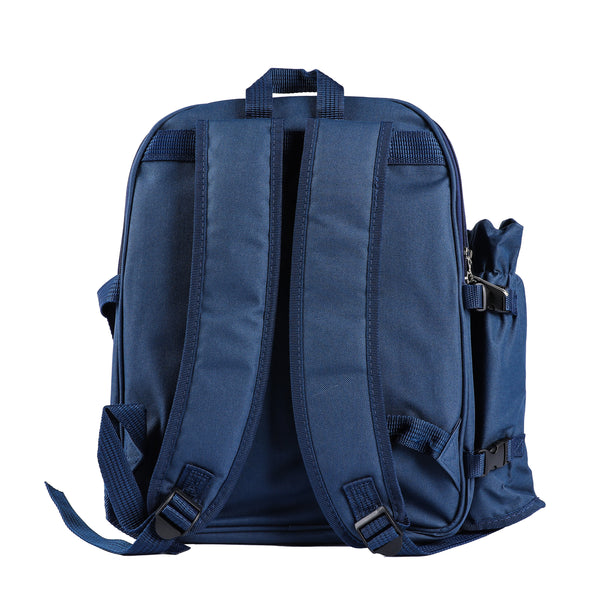 Picknick Rucksack Set für 4 Personen LARS blau