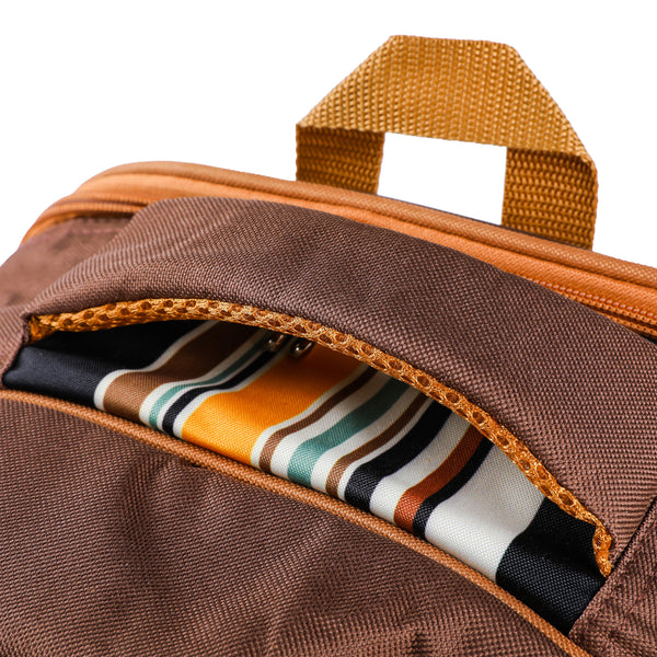 Picknick Rucksack Set für 4 Personen LARS braun