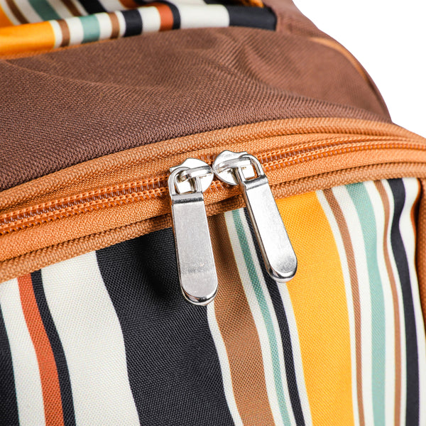 Picknick Rucksack Set für 4 Personen LARS braun