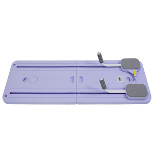 Pilates Board klappbar mit Widerstandsbändern lila