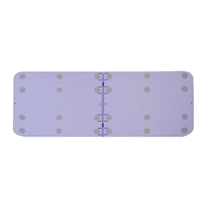 Pilates Board klappbar mit Widerstandsbändern lila