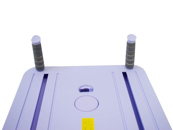 Pilates Board klappbar mit Widerstandsbändern lila
