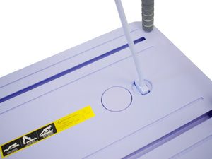 Pilates Board klappbar mit Widerstandsbändern lila