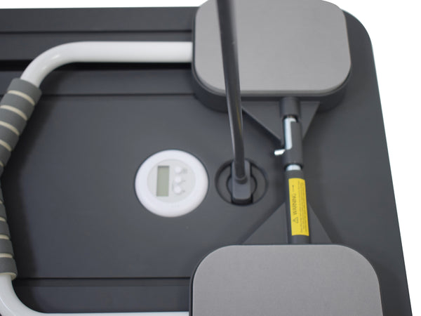 Pilates Board klappbar mit Widerstandsbändern schwarz