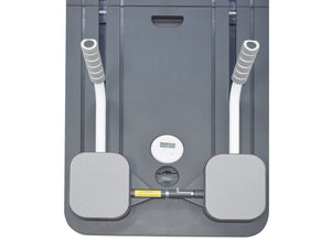 Pilates Board klappbar mit Widerstandsbändern schwarz