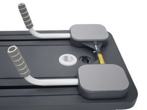 Pilates Board klappbar mit Widerstandsbändern schwarz