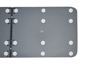 Pilates Board klappbar mit Widerstandsbändern schwarz