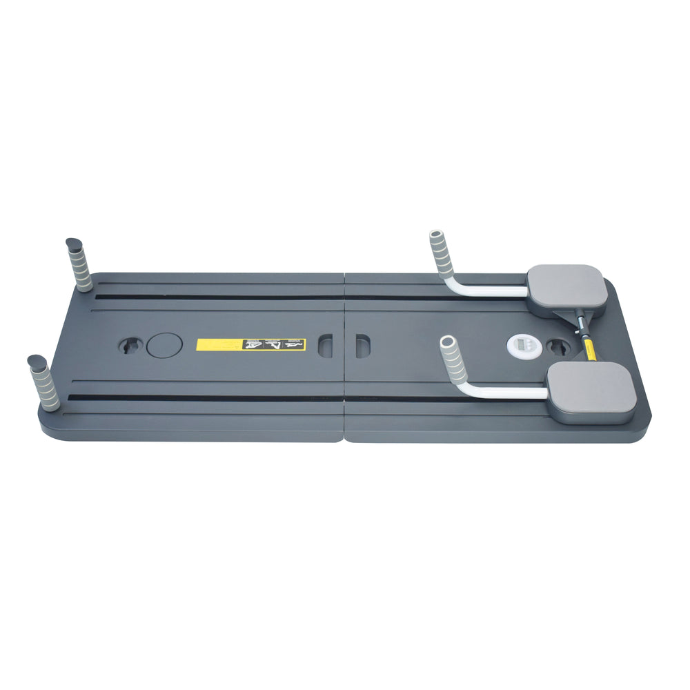 Pilates Board klappbar mit Widerstandsbändern schwarz