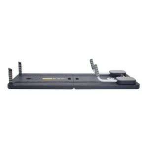 Pilates Board klappbar mit Widerstandsbändern schwarz