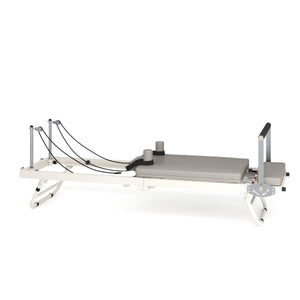 Pilates Reformer klappbar weiss/grau
