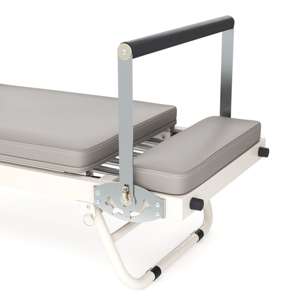 Pilates Reformer klappbar weiss/grau