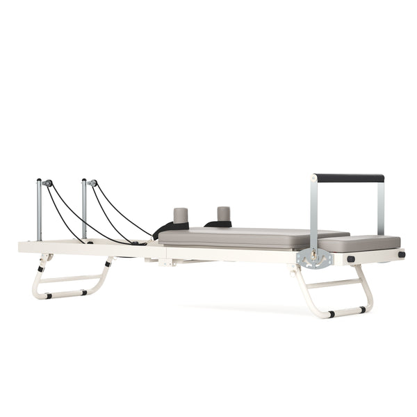 Pilates Reformer klappbar weiss/grau