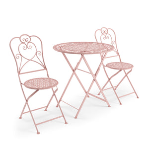 Bistroset PAULINE rosa