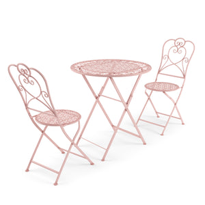 Bistroset PAULINE rosa