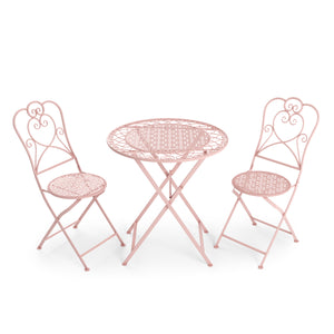 Bistroset PAULINE rosa