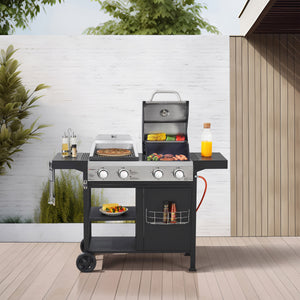 Gasgrill Pizzagrill 4 Brenner