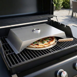 Pizzaofen Aufsatz für Grill inkl. Pizzastein