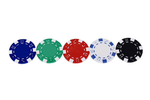 Pokerkoffer mit 1000 Chips und 6 Würfel