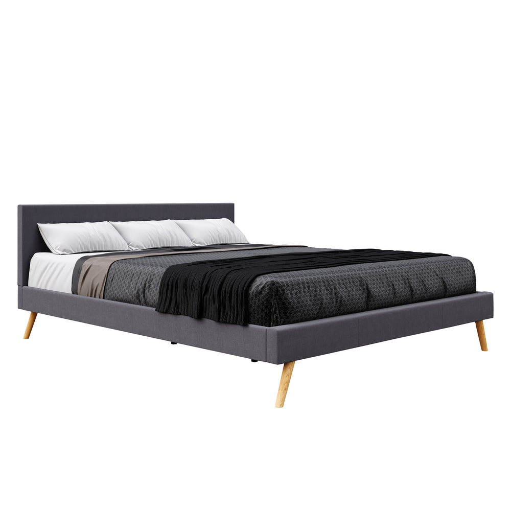 ELVAR upholstered bed 180 x 200 cm anthracite