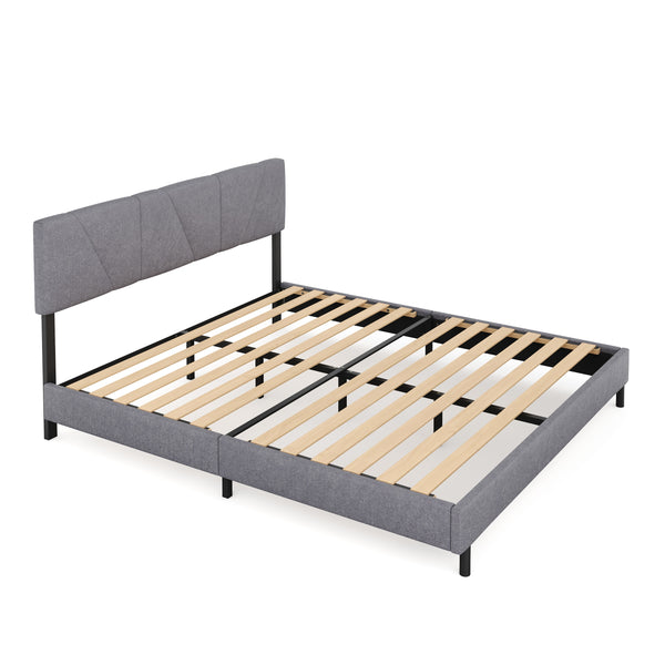 Polsterbett WESTIN 180 x 200 cm anthrazit