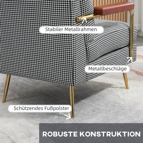 Polstersessel Einzelsessel 50s mit Federkern