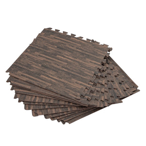 Pool Bodenschutz Fliesen Holzoptik 12er Set 50 x 50 cm