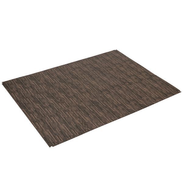 Pool Bodenschutz Fliesen Holzoptik 12er Set 50 x 50 cm