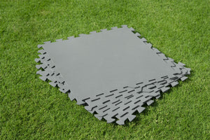 Pool Bodenschutz Fliesen grau 9er Set 50 x 50 cm
